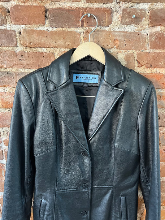 90's Kenneth Cole Reaction Leather Blazer