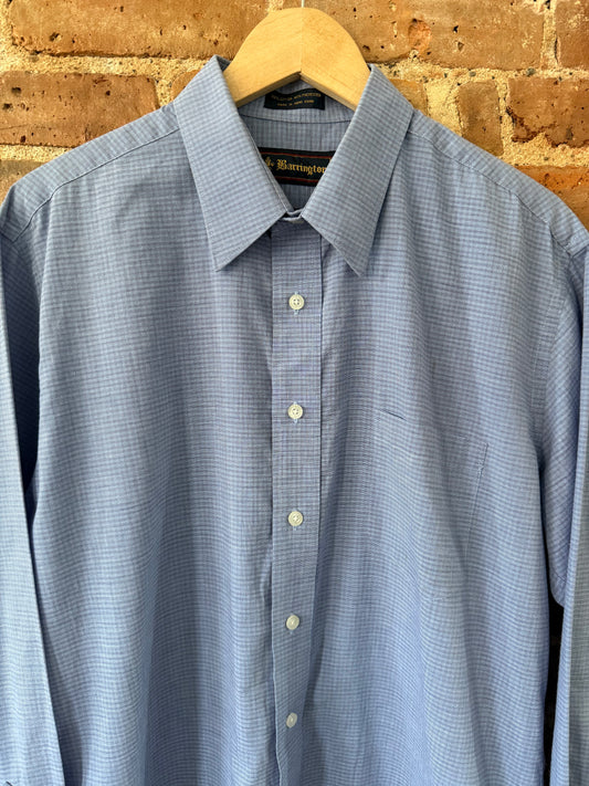 Barrington Blue & Burgundy Checked Button Down