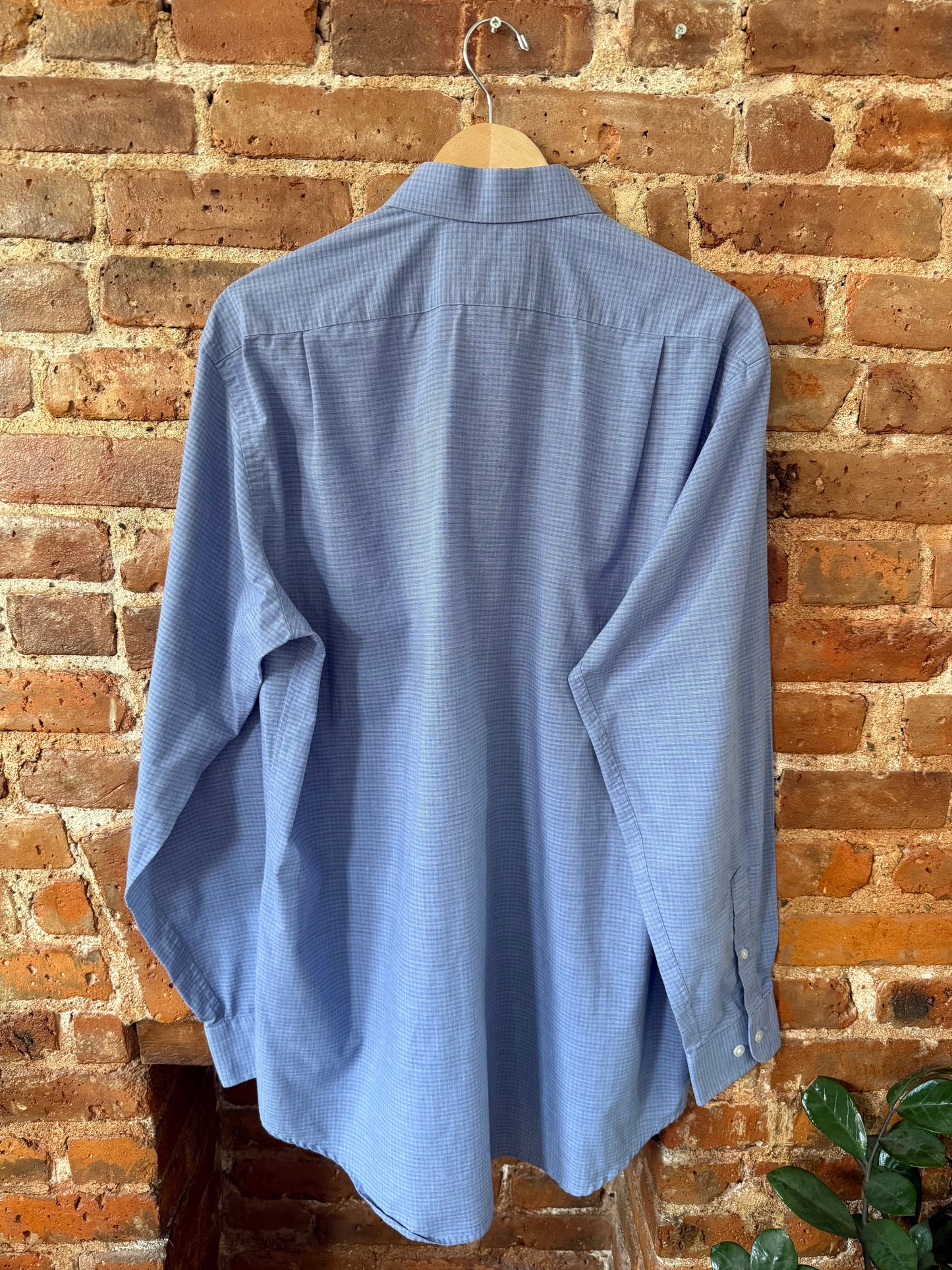 Barrington Blue & Burgundy Checked Button Down