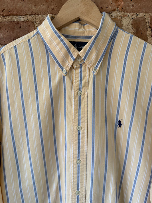 Polo Ralph Lauren Yellow & Blue Striped Button Down