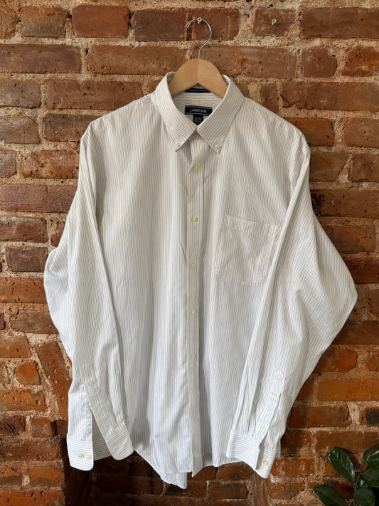 YELLOW & BLUE STRIPED SARDINE SHIRT