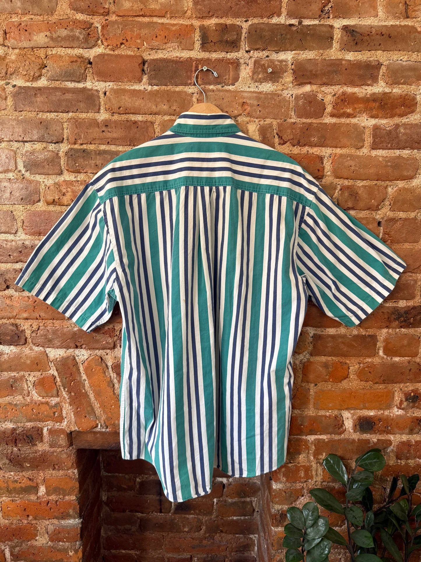 Puritan's of Cape Cod S/S Striped Button Down