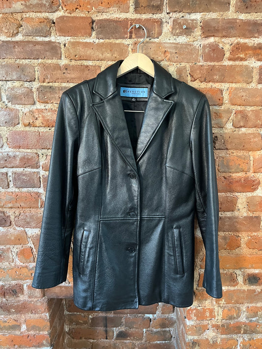 90's Kenneth Cole Reaction Leather Blazer