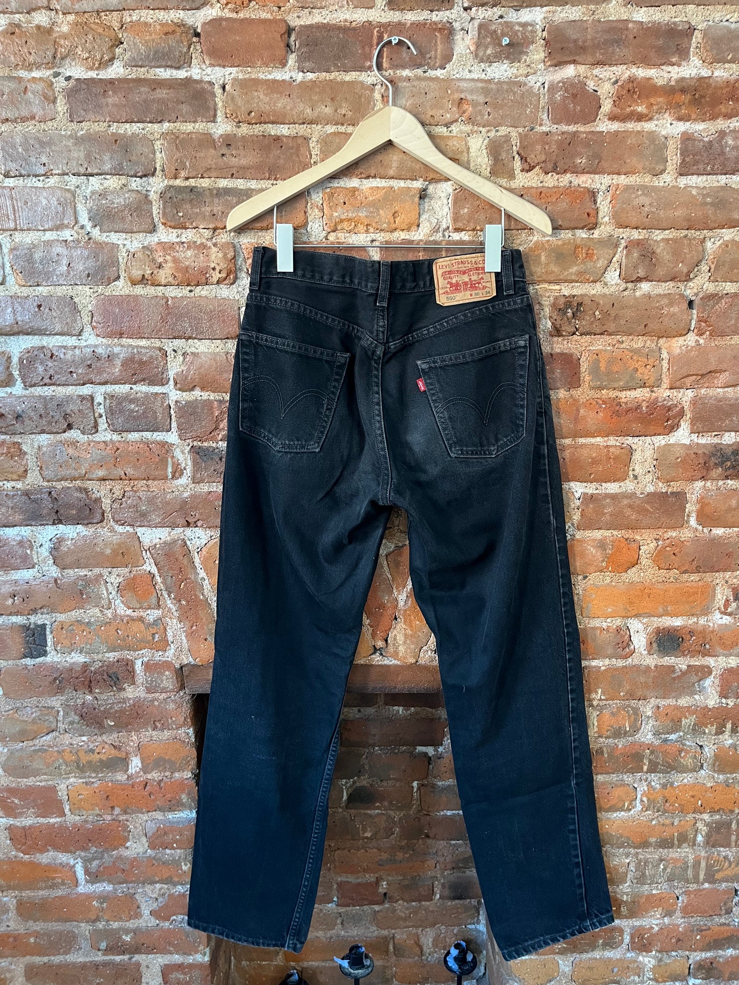 Vintage Washed Black 550 Levi's