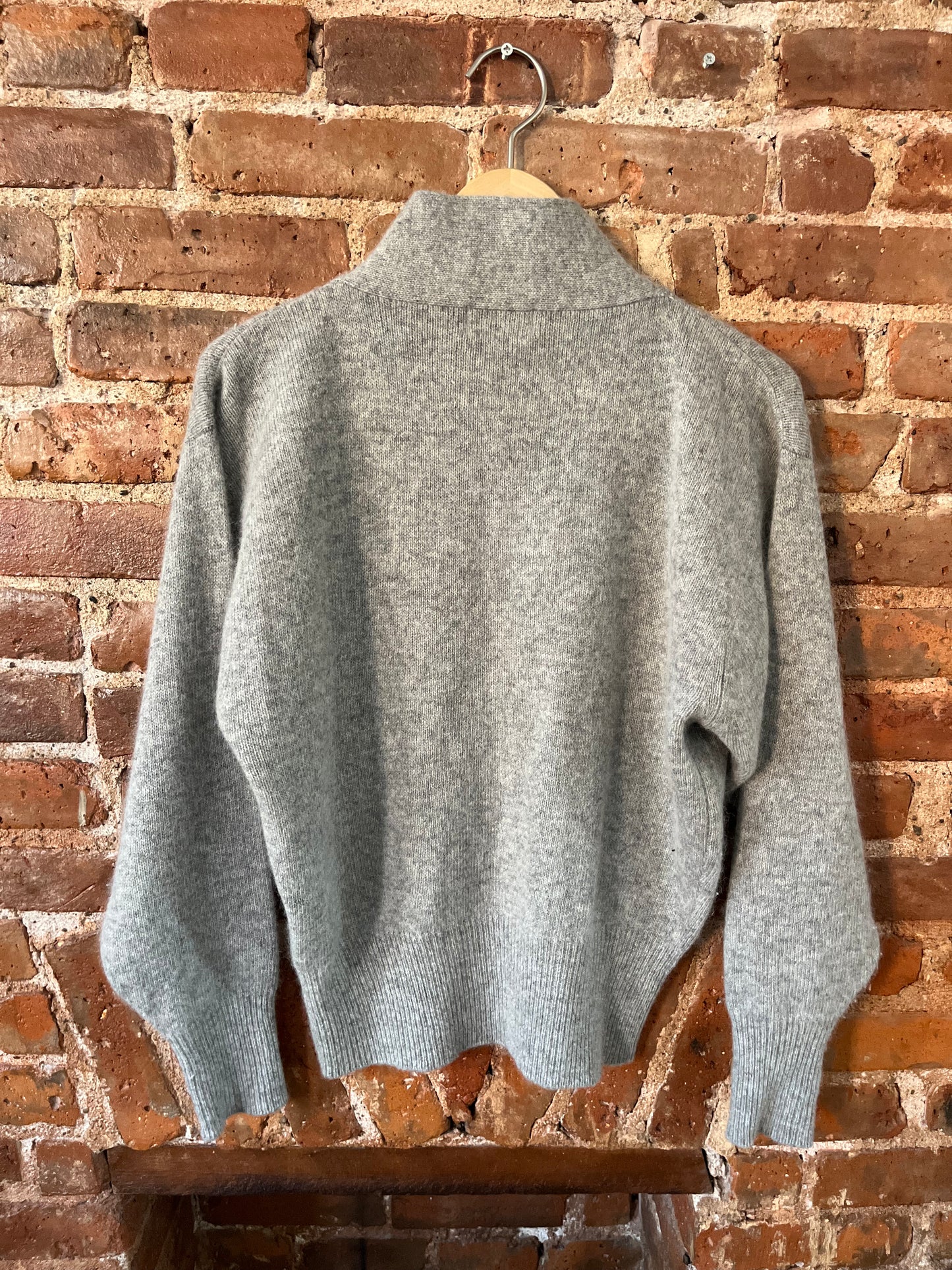 80's Victoria Jones Petites Angora Grey Sweater
