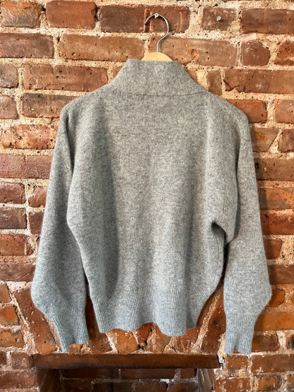 80's Victoria Jones Petites Angora Grey Sweater
