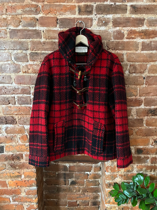 Vintage Saks 5th Avenue Buffalo Plaid Anorak