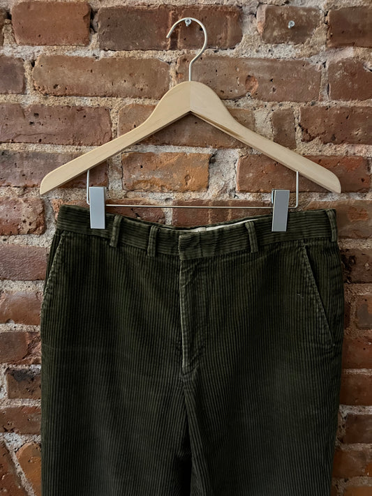 Mark, Fore, & Strike Olive Green Corduroy Trousers