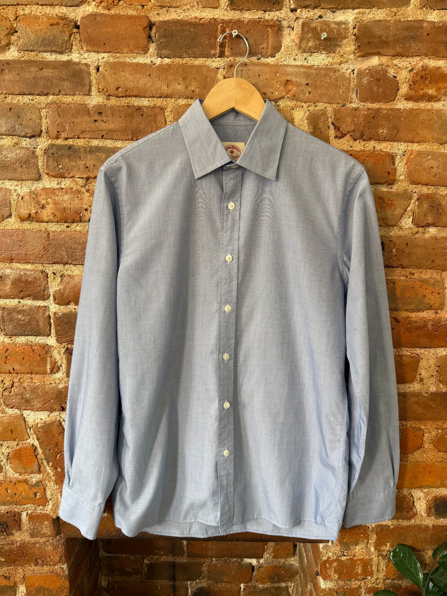 Brooks Brothers Fitted Blue Button Down