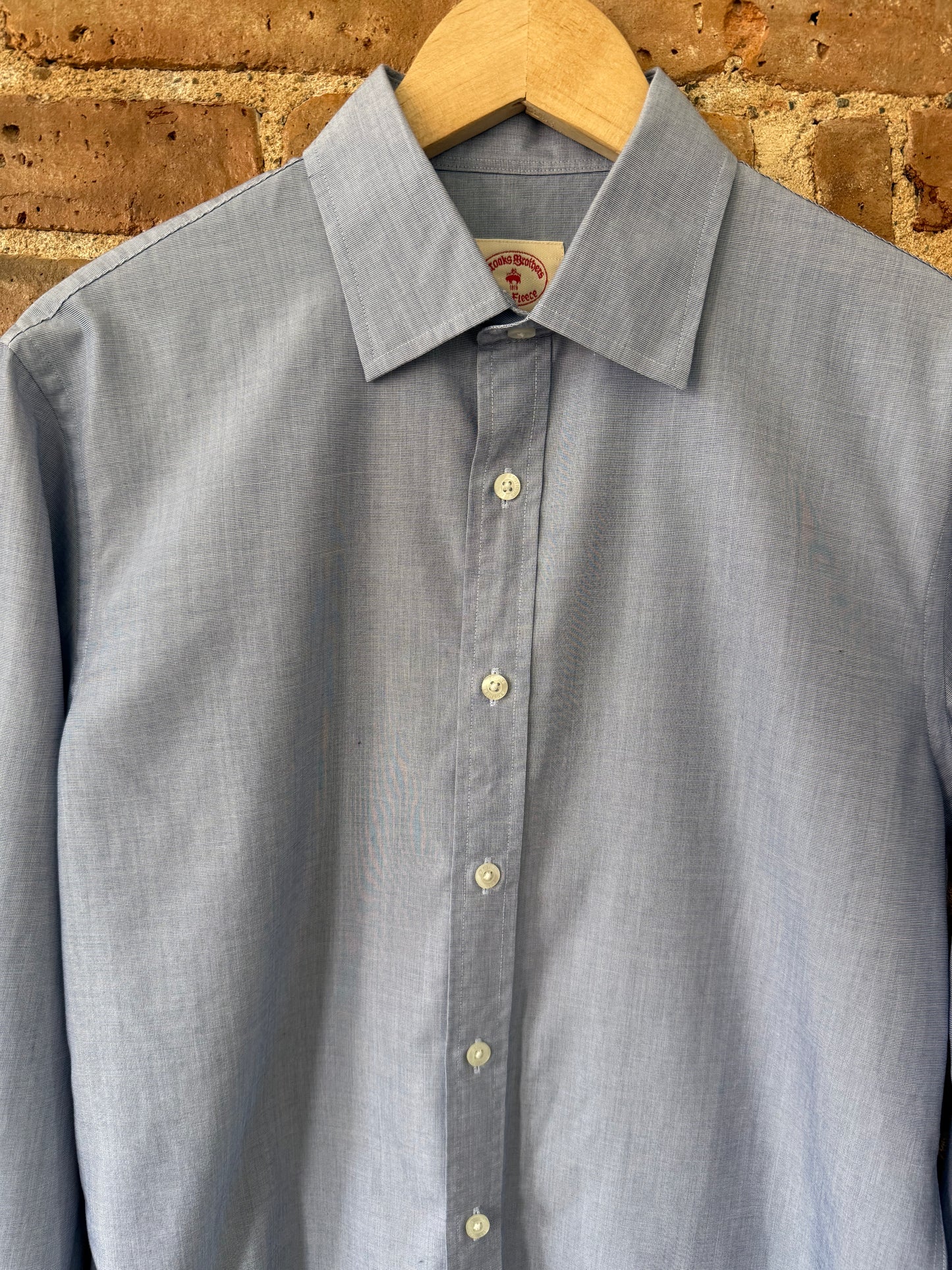 Brooks Brothers Fitted Blue Button Down