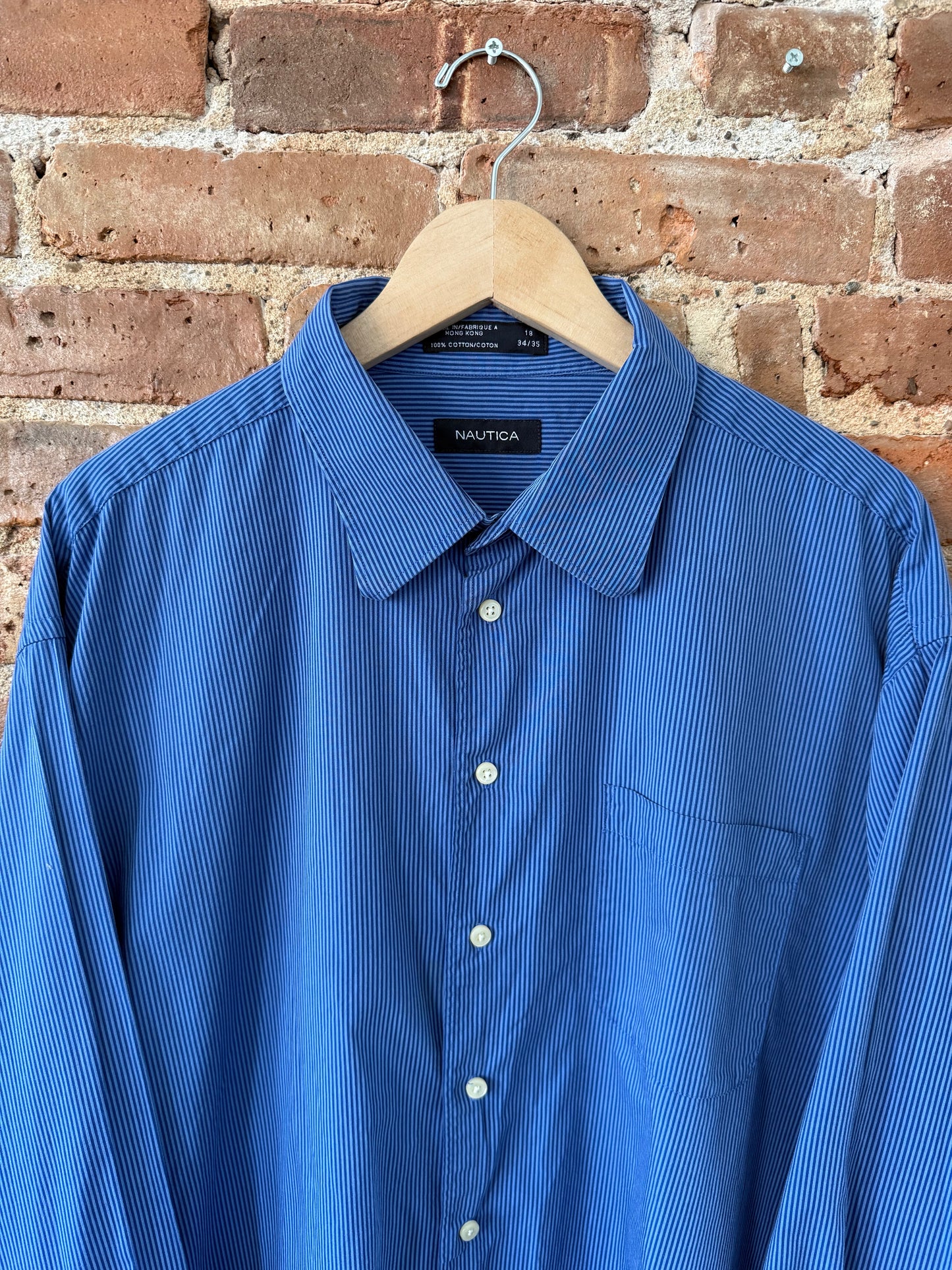 BLUE STRIPE SARDINE SHIRT