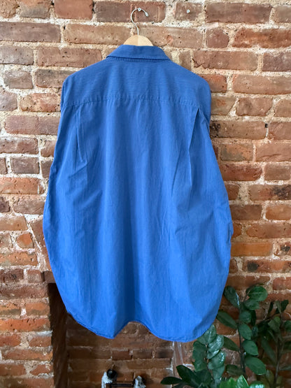 BLUE STRIPE SARDINE SHIRT