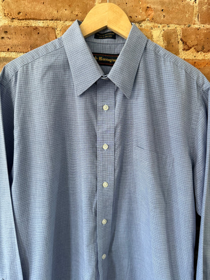 Barrington Blue & Burgundy Checked Button Down