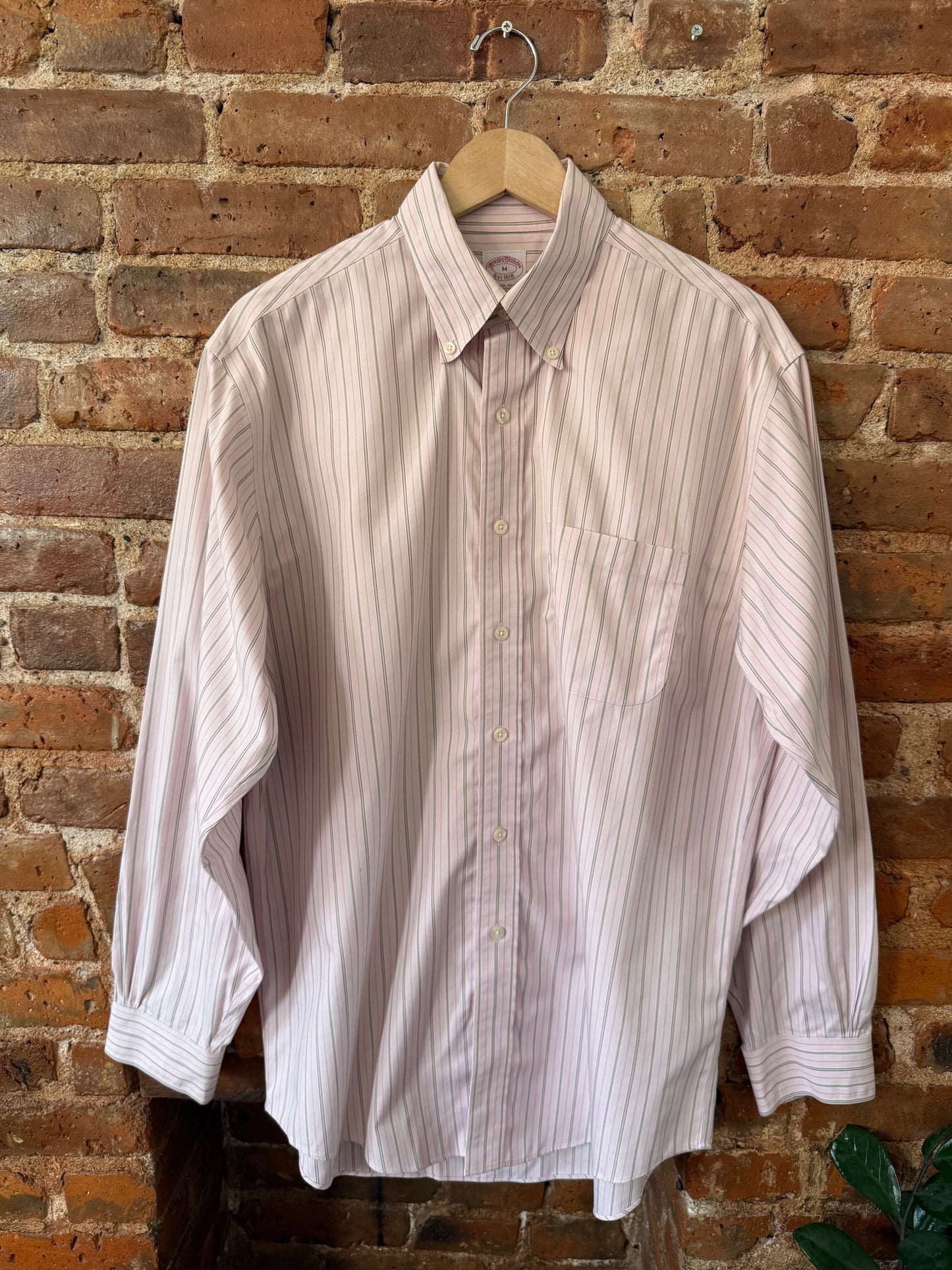 Brooks Brothers Pink Striped Shirt